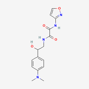 N1-(2-(4-(dimethylamino)phenyl)-2-hydroxyethyl)-N2-(isoxazol-3-yl)oxalamide