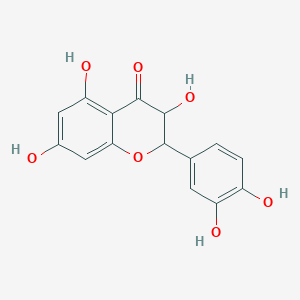 molecular formula C15H12O7 B2748275 (+/-)-Taxifolin CAS No. 98006-93-0
