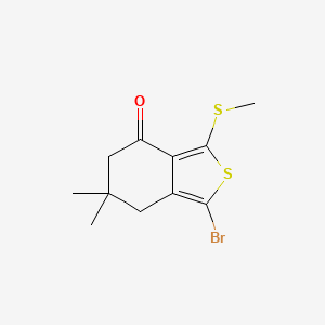 1-Bromo-6,6-dimethyl-3-methylsulfanyl-5,7-dihydro-2-benzothiophen-4-one