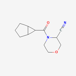4-(Bicyclo[3.1.0]hexane-6-carbonyl)morpholine-3-carbonitrile