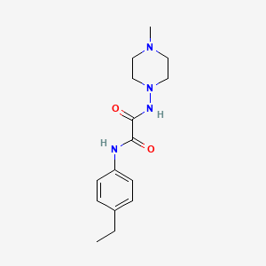 molecular formula C15H22N4O2 B2748406 N1-(4-ethylphenyl)-N2-(4-methylpiperazin-1-yl)oxalamide CAS No. 920168-89-4