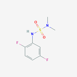 molecular formula C8H10F2N2O2S B2748418 [(2,5-difluorophenyl)sulfamoyl]dimethylamine CAS No. 866154-25-8