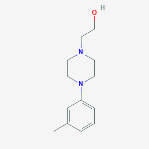 molecular formula C13H20N2O B2748465 2-(4-(M-tolyl)piperazin-1-yl)ethan-1-ol CAS No. 118161-86-7