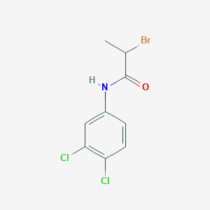 molecular formula C9H8BrCl2NO B2748483 2-bromo-N-(3,4-dichlorophenyl)propanamide CAS No. 1211469-92-9