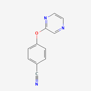4-(Pyrazin-2-yloxy)benzonitrile