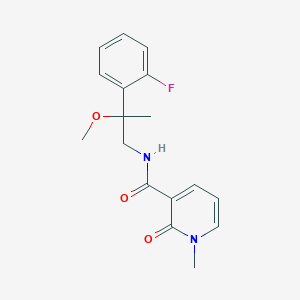 N-(2-(2-fluorophenyl)-2-methoxypropyl)-1-methyl-2-oxo-1,2-dihydropyridine-3-carboxamide