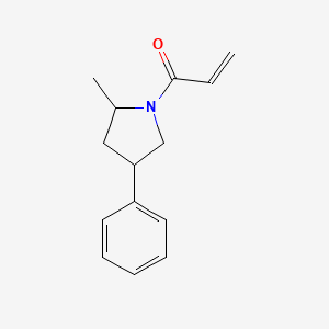 1-(2-Methyl-4-phenylpyrrolidin-1-yl)prop-2-en-1-one