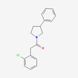 2-(2-Chlorophenyl)-1-(3-phenylpyrrolidin-1-yl)ethanone