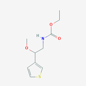 Ethyl (2-methoxy-2-(thiophen-3-yl)ethyl)carbamate