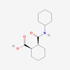 (1R,2S)-2-(cyclohexylcarbamoyl)cyclohexane-1-carboxylic acid