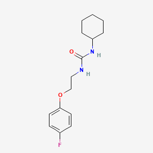 1-Cyclohexyl-3-(2-(4-fluorophenoxy)ethyl)urea