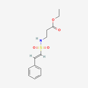 ethyl 3-[[(E)-2-phenylethenyl]sulfonylamino]propanoate