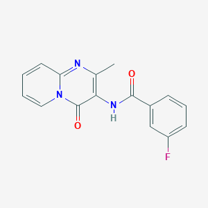 3-fluoro-N-(2-methyl-4-oxo-4H-pyrido[1,2-a]pyrimidin-3-yl)benzamide