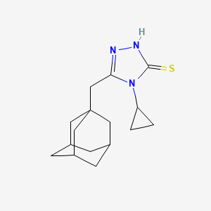 5-Adamantan-1-ylmethyl-4-cyclopropyl-4h-[1,2,4]triazole-3-thiol