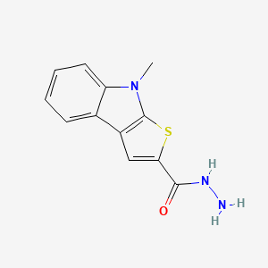 8-methyl-8H-thieno[2,3-b]indole-2-carbohydrazide