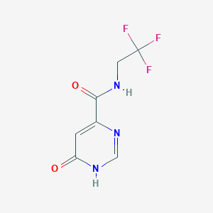 6-hydroxy-N-(2,2,2-trifluoroethyl)pyrimidine-4-carboxamide