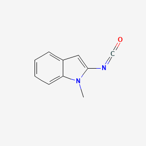 molecular formula C10H8N2O B2748670 2-Isocyanato-1-methyl-1h-indole CAS No. 882523-71-9