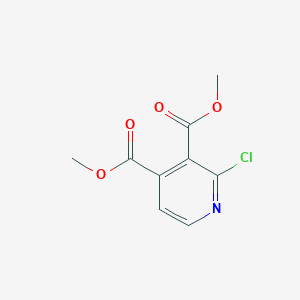molecular formula C9H8ClNO4 B2748680 Dimethyl 2-chloropyridine-3,4-dicarboxylate CAS No. 521980-84-7