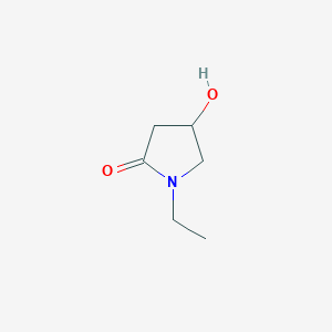 molecular formula C6H11NO2 B2748710 1-Ethyl-4-hydroxypyrrolidin-2-one CAS No. 68252-21-1