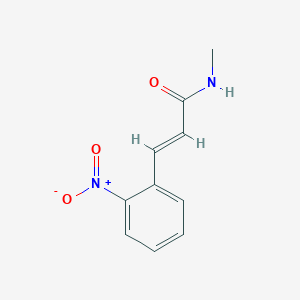 molecular formula C10H10N2O3 B2748811 (2E)-N-甲基-3-(2-硝基苯基)丙烯酰胺 CAS No. 600122-64-3