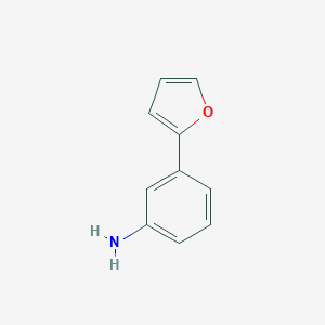 molecular formula C10H9NO B027489 3-(呋喃-2-基)苯胺 CAS No. 102269-42-1