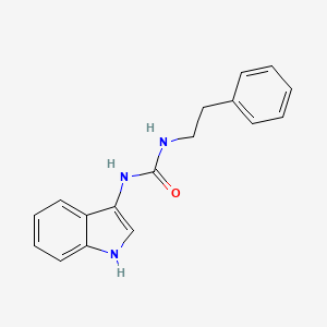 molecular formula C17H17N3O B2748933 3-(1H-indol-3-yl)-1-(2-phenylethyl)urea CAS No. 941968-49-6