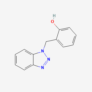 molecular formula C13H11N3O B2748977 2-(1H-1,2,3-Benzotriazol-1-ylmethyl)phenol CAS No. 132980-32-6