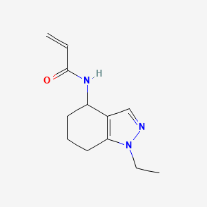 molecular formula C12H17N3O B2749079 N-(1-Ethyl-4,5,6,7-tetrahydroindazol-4-yl)prop-2-enamide CAS No. 2224232-42-0