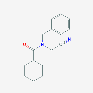 molecular formula C16H20N2O B2749094 N-benzyl-N-(cyanomethyl)cyclohexanecarboxamide CAS No. 1258742-41-4
