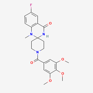 6'-fluoro-1'-methyl-1-(3,4,5-trimethoxybenzoyl)-1'H-spiro[piperidine-4,2'-quinazolin]-4'(3'H)-one