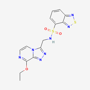 N-((8-ethoxy-[1,2,4]triazolo[4,3-a]pyrazin-3-yl)methyl)benzo[c][1,2,5]thiadiazole-4-sulfonamide