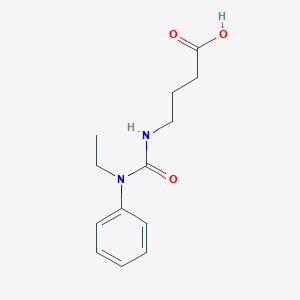 4-[[Ethyl(phenyl)carbamoyl]amino]butanoic acid