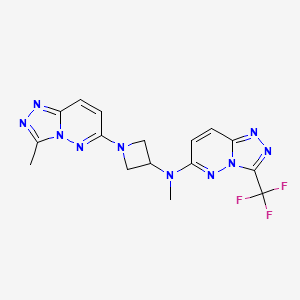 N-methyl-1-{3-methyl-[1,2,4]triazolo[4,3-b]pyridazin-6-yl}-N-[3-(trifluoromethyl)-[1,2,4]triazolo[4,3-b]pyridazin-6-yl]azetidin-3-amine