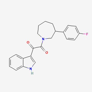 1-[3-(4-fluorophenyl)azepan-1-yl]-2-(1H-indol-3-yl)ethane-1,2-dione