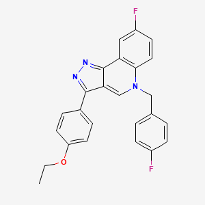 3-(4-ethoxyphenyl)-8-fluoro-5-(4-fluorobenzyl)-5H-pyrazolo[4,3-c]quinoline
