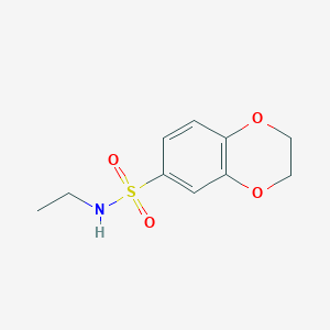 molecular formula C10H13NO4S B2749274 N-ethyl-2,3-dihydro-1,4-benzodioxine-6-sulfonamide CAS No. 333459-11-3