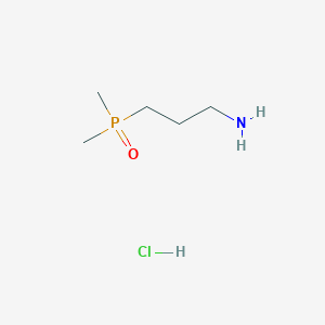 B2749347 3-Dimethylphosphorylpropan-1-amine;hydrochloride CAS No. 2248296-49-1