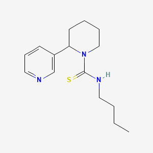 molecular formula C15H23N3S B2749525 N-butyl-2-(pyridin-3-yl)piperidine-1-carbothioamide CAS No. 399002-66-5