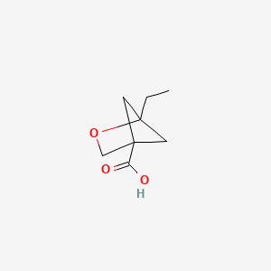 molecular formula C8H12O3 B2749678 1-Ethyl-2-oxabicyclo[2.1.1]hexane-4-carboxylic acid CAS No. 2460750-72-3