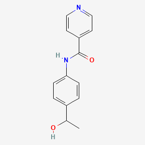 molecular formula C14H14N2O2 B2749765 N-[4-(1-hydroxyethyl)phenyl]pyridine-4-carboxamide CAS No. 87060-70-6