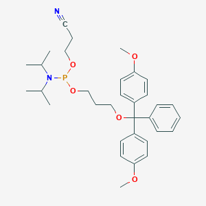 molecular formula C33H43N2O5P B027499 Spacer Phosphoramidite C3 CAS No. 110894-23-0