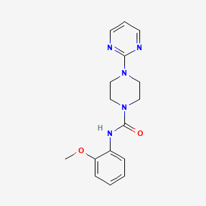 molecular formula C16H19N5O2 B2749902 N-(2-methoxyphenyl)-4-(pyrimidin-2-yl)piperazine-1-carboxamide CAS No. 606118-03-0