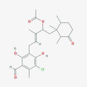 molecular formula C25H33ClO6 B2749958 Chloronectrin 
