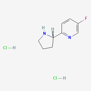 (S)-5-Fluoro-2-(pyrrolidin-2-yl)pyridine dihydrochloride