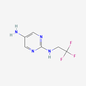 N2-(2,2,2-Trifluoroethyl)pyrimidine-2,5-diamine