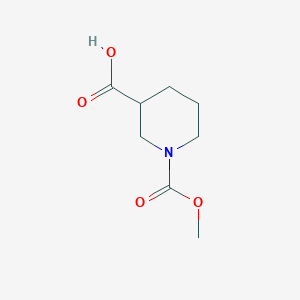 1-(Methoxycarbonyl)piperidine-3-carboxylic acid