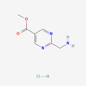Methyl 2-(aminomethyl)pyrimidine-5-carboxylate hydrochloride