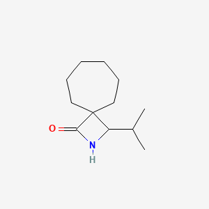 molecular formula C12H21NO B2750154 3-(Propan-2-yl)-2-azaspiro[3.6]decan-1-one CAS No. 1851102-62-9