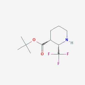 molecular formula C11H18F3NO2 B2750276 Tert-butyl (2S,3R)-2-(trifluoromethyl)piperidine-3-carboxylate CAS No. 2248362-11-8
