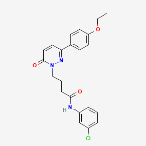 N-(3-chlorophenyl)-4-(3-(4-ethoxyphenyl)-6-oxopyridazin-1(6H)-yl)butanamide